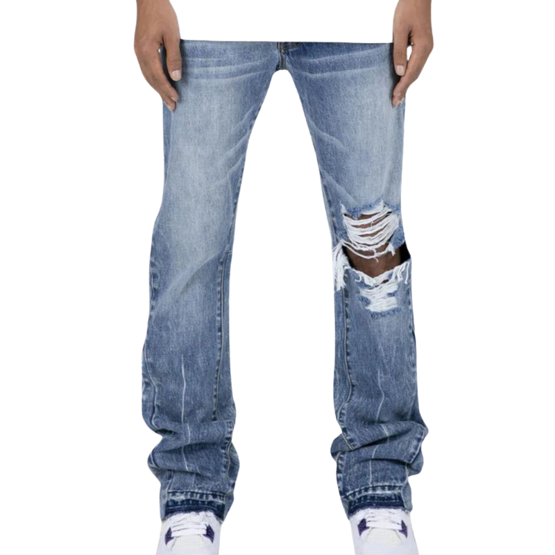 jeans met flare design