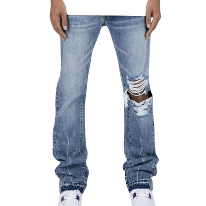 Jeans Met Flare Design