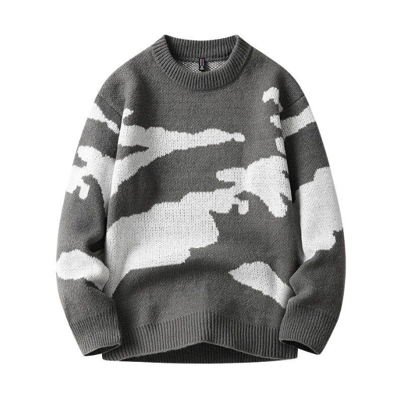 cloudy knitted sweater