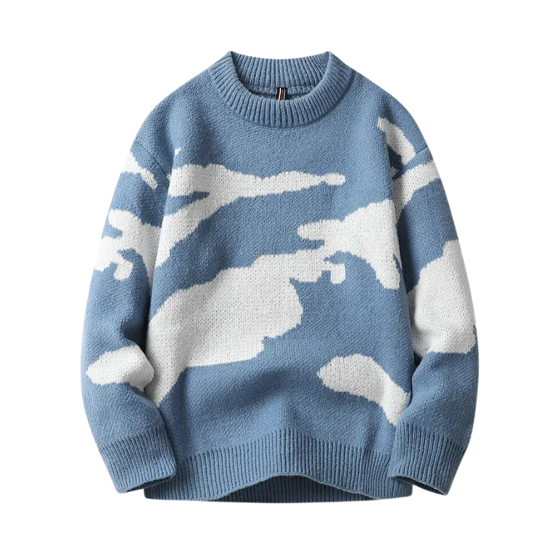 cloudy knitted sweater