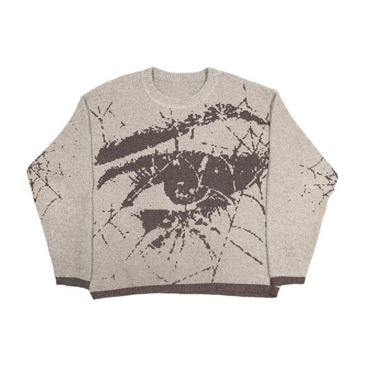 Eyes Knitted Sweater