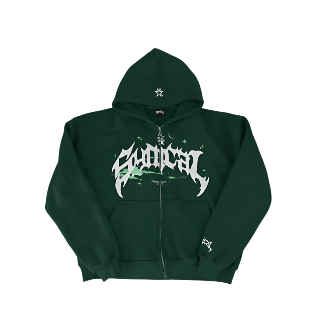 american zipper hoodie